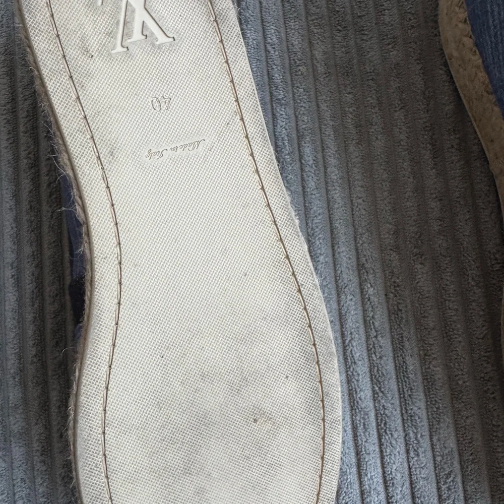 Sold❌❌❌Louis Vuitton 💯 Authentic Espadrilles Navy Blue size 40 with dust bags - Picture 8 of 13